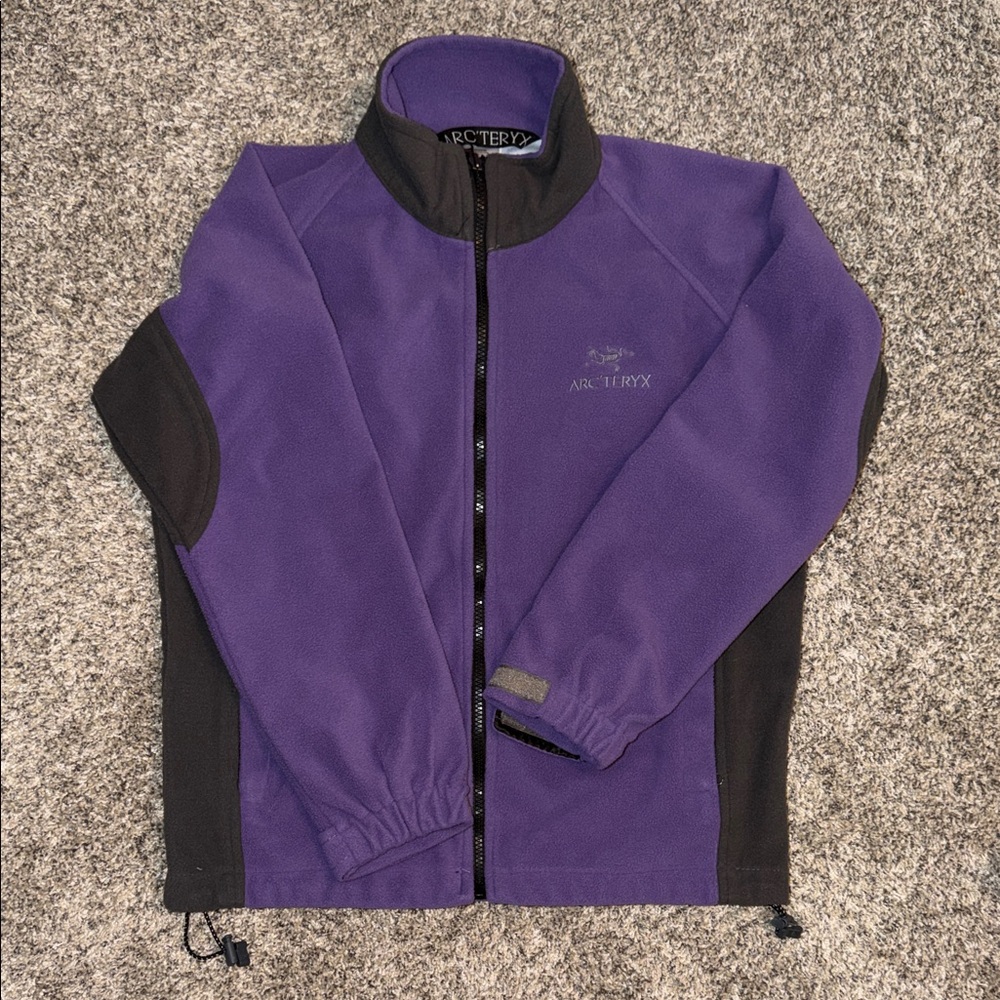 Arc'teryx Purple and Black Fleece Jacket